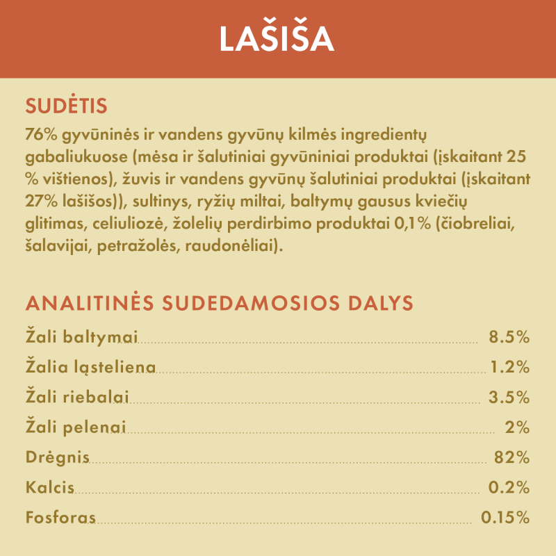 Visų veislių suaugusių kačių šlapias pašaras su lašiša ir vištiena