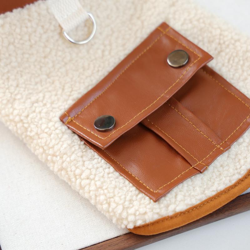 Lemmiklooma vest PAW COUTURE, valge/oranž, suurus XS