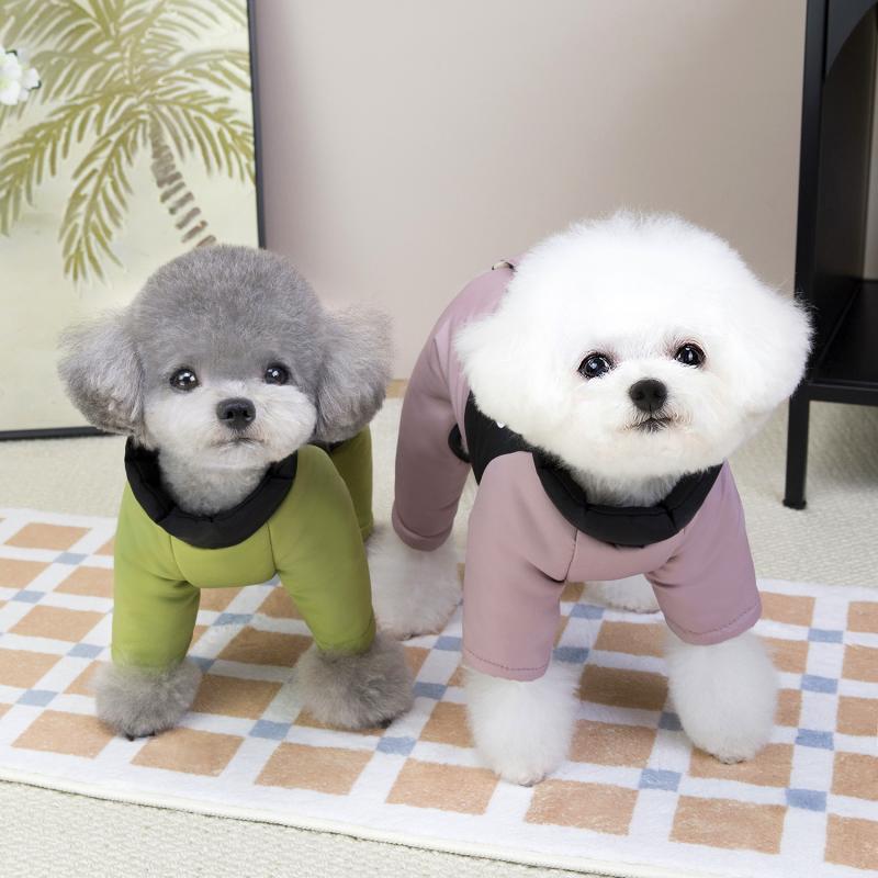Lemmiklooma kombinesoon PAW COUTURE, must/roosa, suurus XS