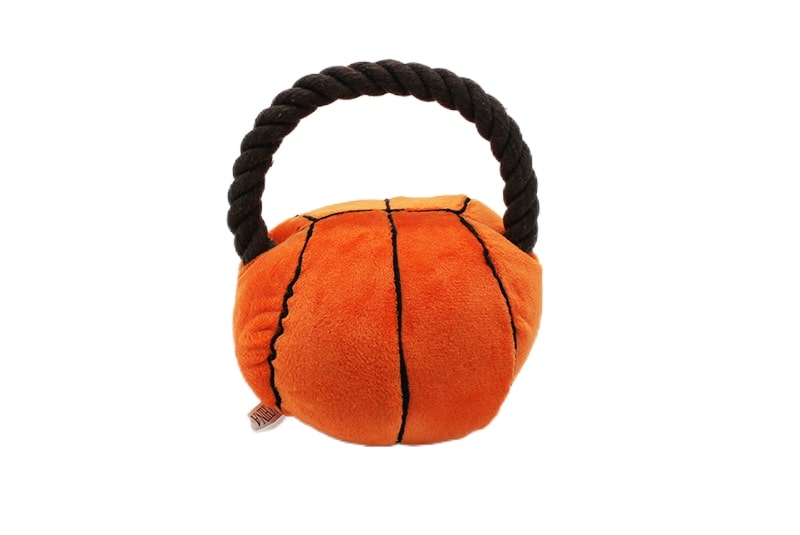 pliušinis, su garsu, 10 cm, oranžinis
