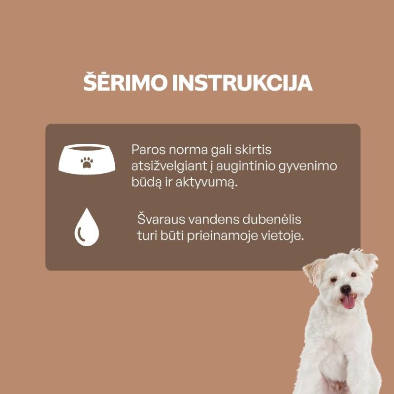 Visų veislių suaugusių baltakailių šunų pašaro papildas - skanėstai su balta žuvimi