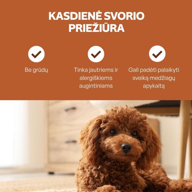 Nature's Protection Superior Care visų veislių suaugusių raudonkailių šunų, svorio kontrolei, begrūdis pašaro papildas - skanėstai su silke