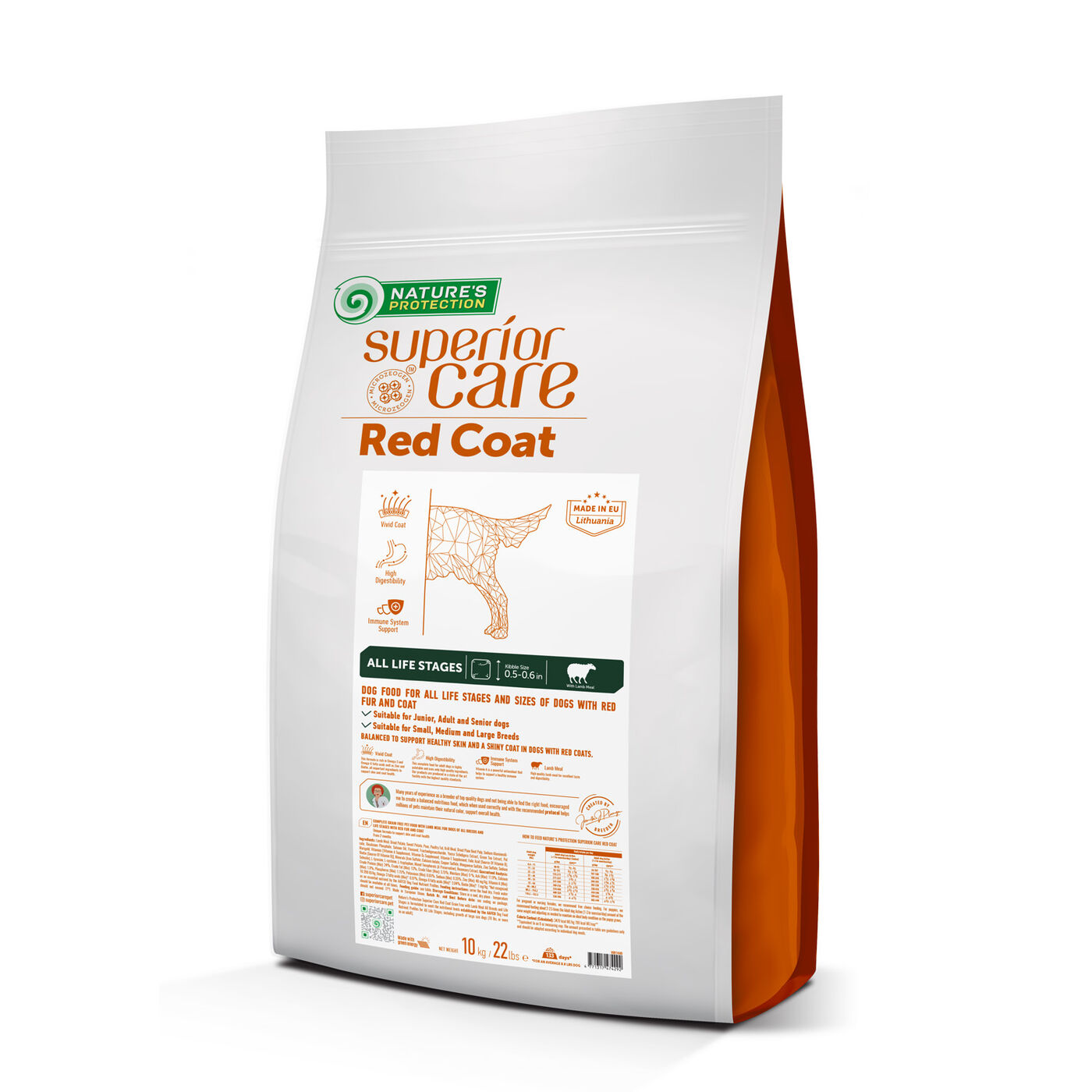 All Life Stages Dog Food for Red Coat All Breeds with Lamb