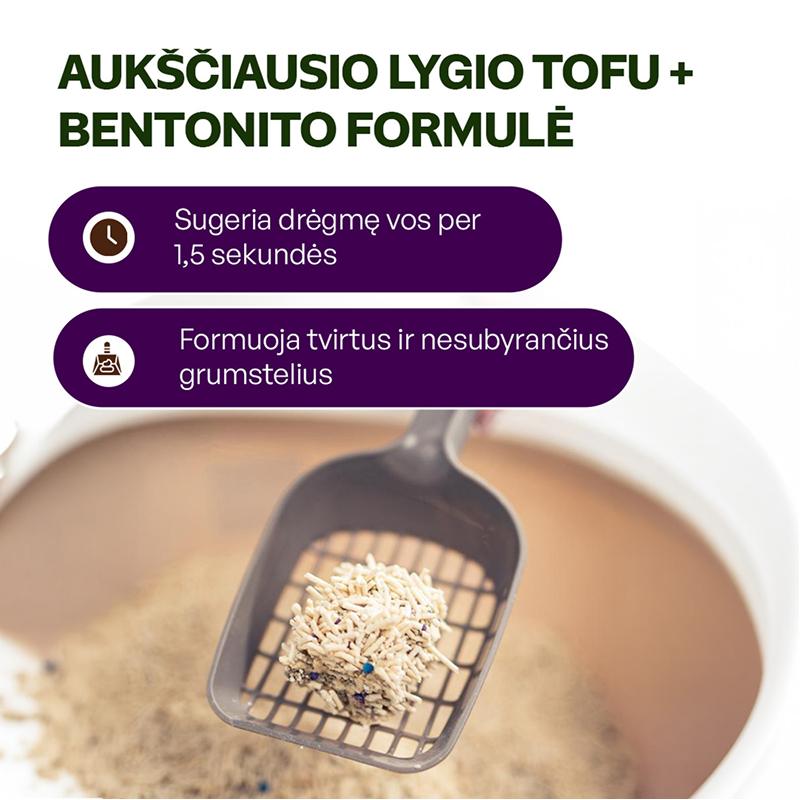 Kačių kraikas su bentonitu, originalus