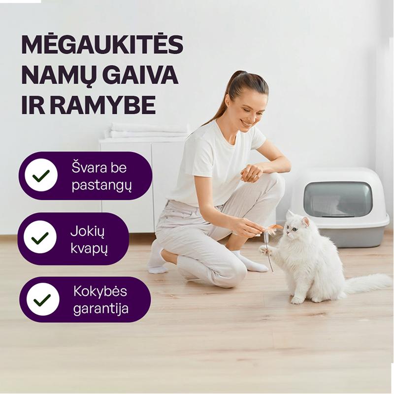 Kačių kraikas su bentonitu, originalus