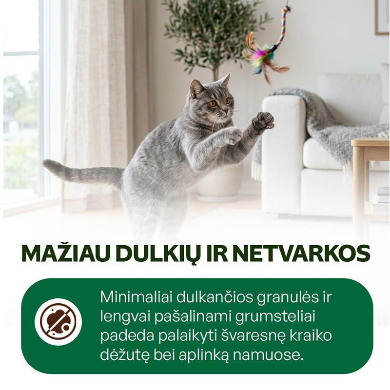 Kačių kraikas su gėlių esencija