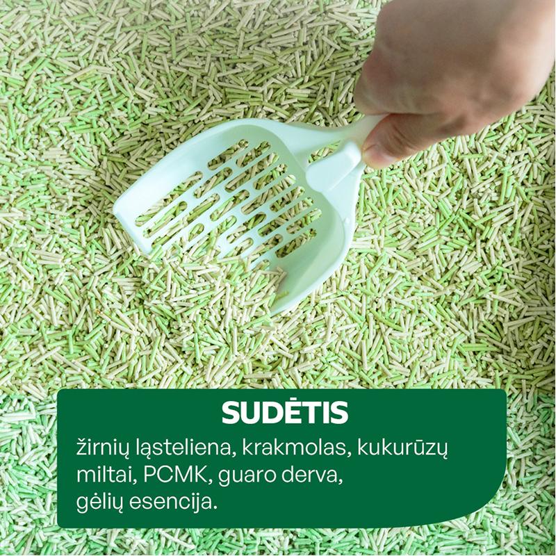 Kačių kraikas su gėlių esencija