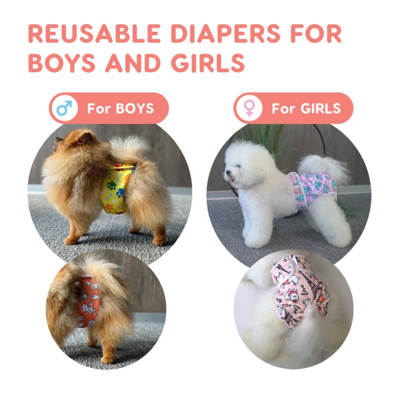 Washable, Leakproof & Eco-Friendly Female Dog Diapers