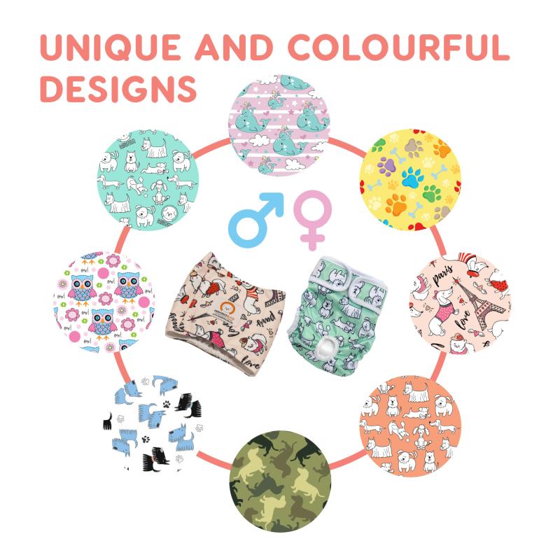 Washable, Leakproof & Eco-Friendly Female Dog Diapers