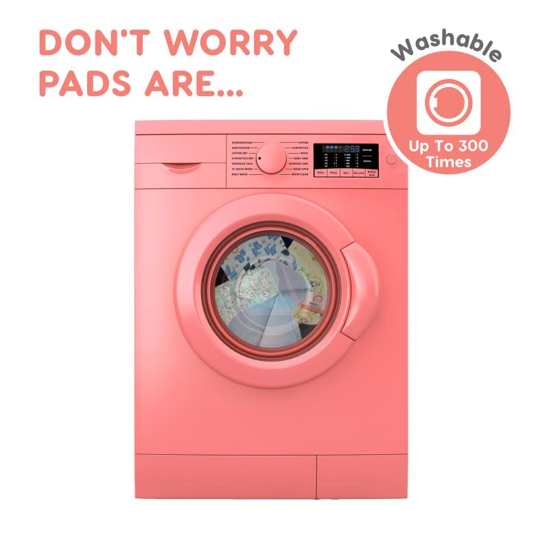 Super Absorbent Washable Whelping & Puppy Training Pads, 2 pack