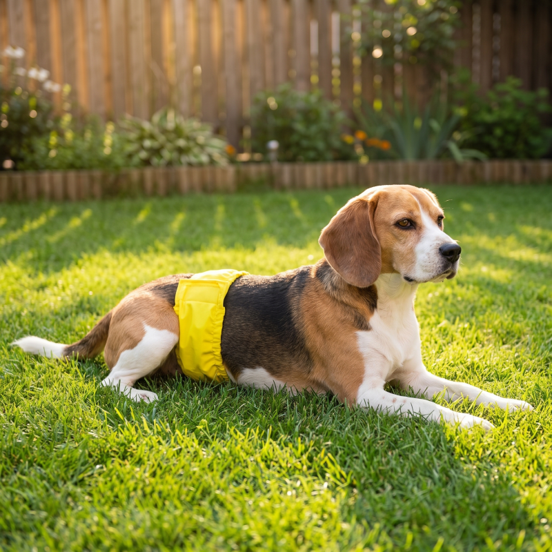 Reusable Male Dog Belly Bands – 3 Pack, Leakproof & Ultra Absorbent