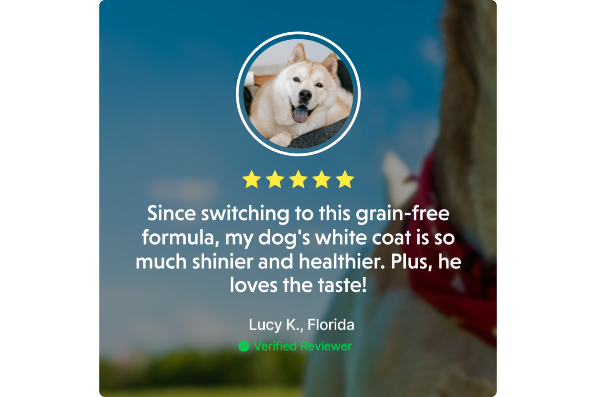Adult Dogs Food for Light Coat Large Breeds with White Fish