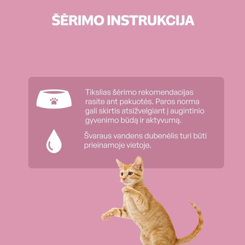 Nature's Protection Superior Care suaugusių sterilizuotų kačių pašaro papildas – skanėstai su paukštiena