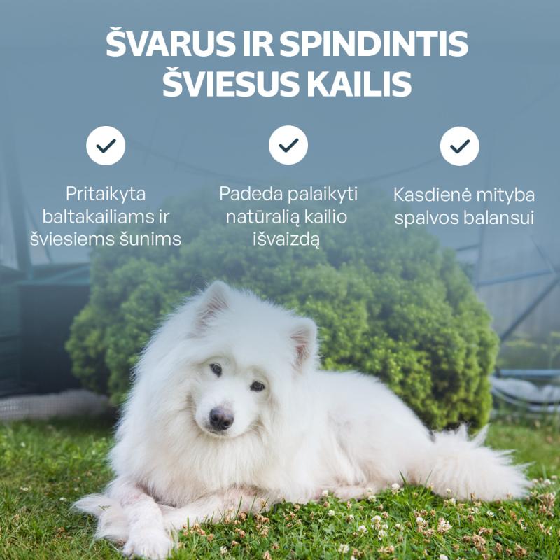 Nature's Protection Superior Care suaugusių didelių veislių balto kailio šunų pašaras su balta žuvimi
