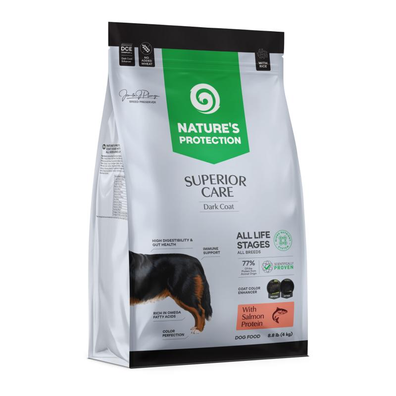 Dark Coat Salmon & Krill Dry Dog Food for All Sizes & Life Stages